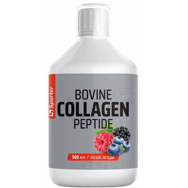 Колаген яловичий пептидний, Sporter, Bovine collagen peptide - 500 мл