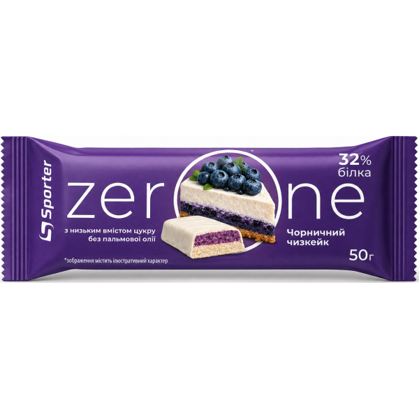 Протеиновый батончик без сахара, Sporter, Zero One - 50 г