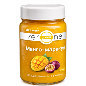 Джем натуральний без цукру, Sporter, Zero One Jam - 300 г 