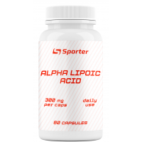 Альфа-липоевая кислота (антиоксидант), Sporter, Alpha Lipoic Acid 300 мг - 60 капс