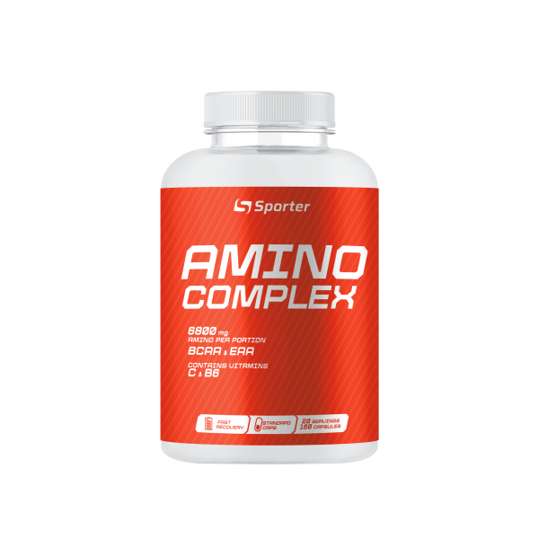 Комплексные Аминокислоты, Sporter, Amino Complex 6800 - 160 капсул