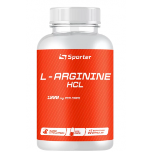 Л-Аргинин гидрохлорид, Sporter, L - Arginine HCL - 90 капс