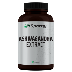 Екстракт кореня Ашваганди, Sporter, Ashwagandha - 120 капс