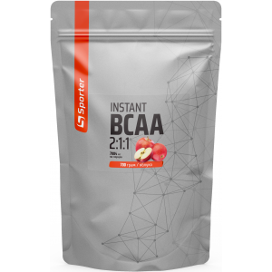 ВСАА амінокислоти з вітамінами, Sporter, BCAA Instant - 700 г - Яблуко