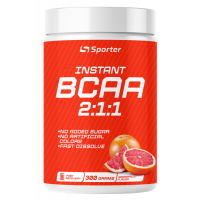 Незаменимые аминокислоты, Sporter, BCAA Instant 300 г - грейпфрут