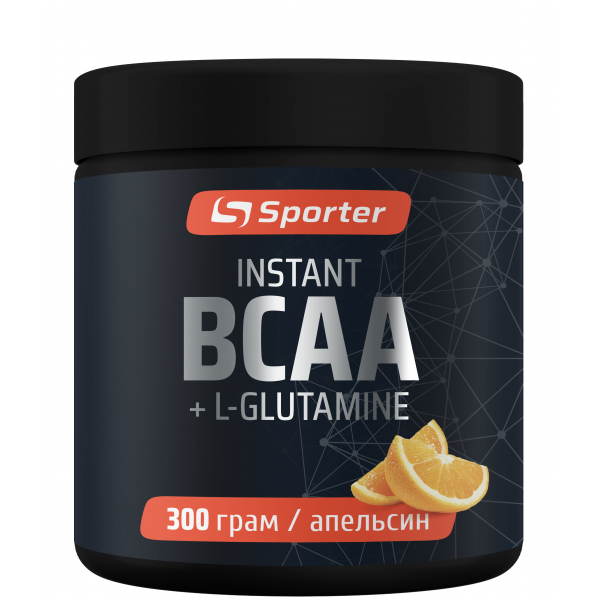 Амінокислоти для тренувань, Sporter, Micronized BCAA + L-Glutamine 300 г