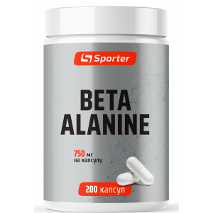 Бета-Аланін 750 мг, Sporter, Beta-Alanine - 200 капс
