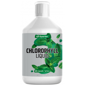 Хлорофіл, детокс організму, Sporter, Chlorophyll liquid - 450 мл
