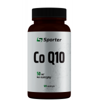 Коензим Q10 (Убіхінон), Sporter, CoQ10 50 мг - 120 капс