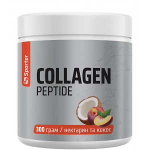 Колаген І типу, Sporter, Collagen peptide - 300 г - Нектарин-Кокос