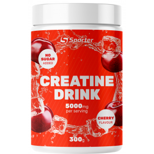 Креатин со вкусом (без сахара), Sporter, Creatine Drink - 300 г