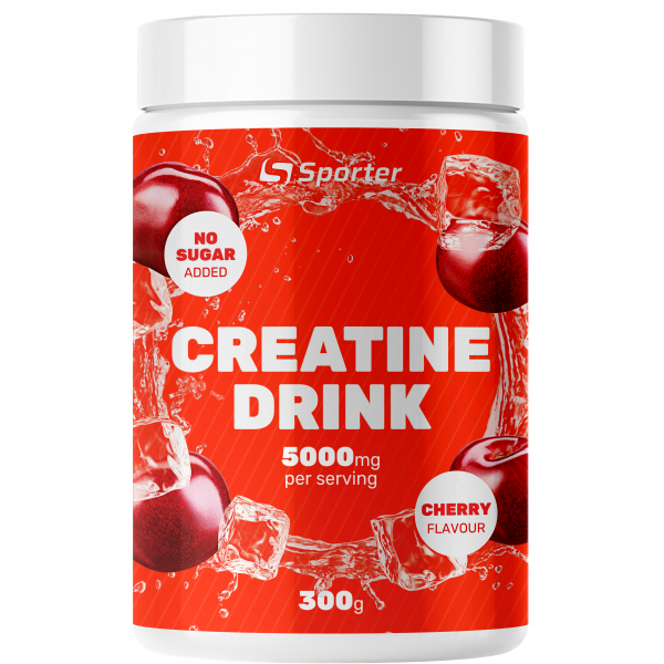 Креатин со вкусом (без сахара), Sporter, Creatine Drink - 300 г