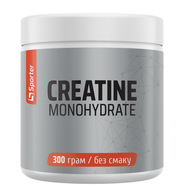 Креатин моногидрат, Sporter, Creatine monohydrate - 300 г