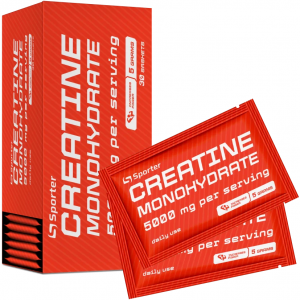 Креатин моногидрат в саше, Sporter, Creatine monohydrate - 5 г 