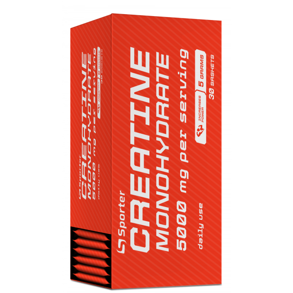 Креатин моногидрат в саше, Sporter, Creatine monohydrate - 5 г 