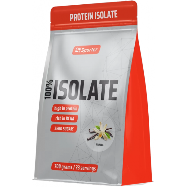 Протеин изолят, Sporter, 100% Isolate - 700 г