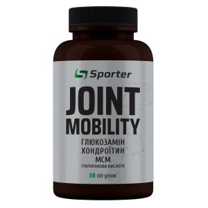 Глюкозамін Хондроїтин МСМ+ Гіалуронова кислота, Sporter, Joint Mobility - 60 таб