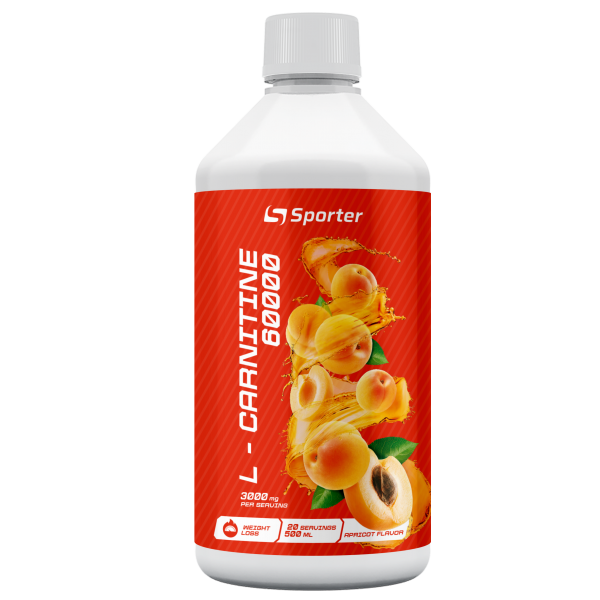 Карнитин, Sporter, L- carnitine 60000 - 500 мл