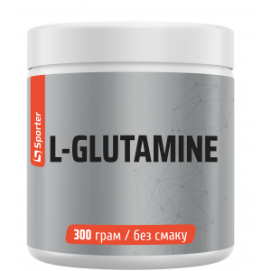 Чистый 100% Л-Глютамин, Sporter, L - Glutamine - 300 г