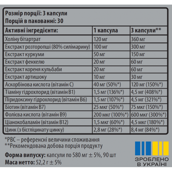 Защита и очистка печени, Sporter, Liver Cleanse - 90 капс