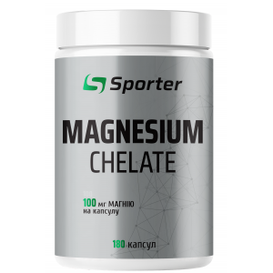 Магній бісгліцинат, хелатна форма, Sporter, Magnesium chelate
