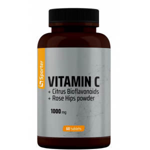 Витамин С 1000 мг с биофлавоноидами, Sporter, Vitamin C 1000 мг - 60 таб