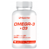 Рыбий жир Омега 3 + Д3 (180 ДГК / 120 ЕПК), Sporter,Omega 3 + D3 - 120 гель капс