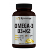 Омега -3 з вітамінами Д3+К2, Sporter, Omega 3 D3+K2 - 100 гель капс