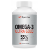 Омега-3 жирні кислоти (55% ЕПК+ДГК), Sporter, Omega-3 Ultra Gold - 180 гель капс