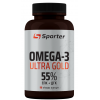 Рыбий жир (55% ЭПК+ДГК), Sporter, Omega-3 Ultra Gold - 90 гель капс