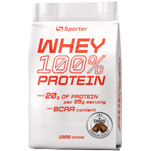 100% Сывороточный протеин, Sporter, Whey 100% Protein - 1 кг 