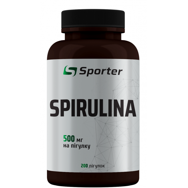 Спіруліна, суперфуд, Sporter, Spirulina - 200 таб