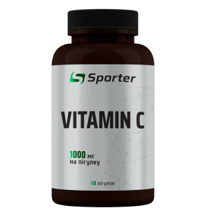Вітамін С 1000 мг, Sporter, Vitamin C 1000 мг - 60 таб