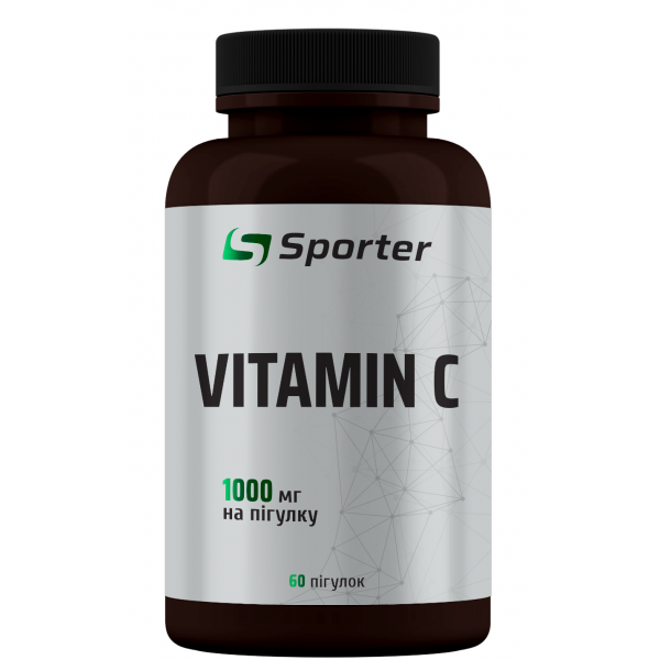 Вітамін С 1000 мг, Sporter, Vitamin C 1000 мг - 60 таб