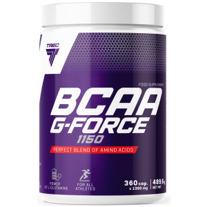 Аминокислоты ВСАА с Глютамином, Trec Nutrition, BCAA G-Force - 360 капс