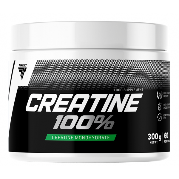 Креатин моногидрат, Trec Nutrition, 100% Creatine - 300 г