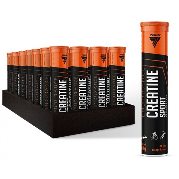 Креатин моногидрат в шипучих таблетках, Trec Nutrition, Creatine Sport Effervescent - 20 таб
