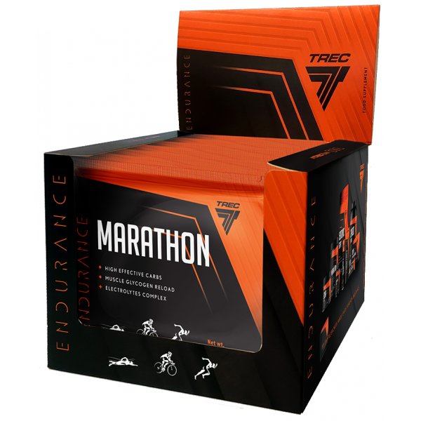 Изотонический комплекс с аминокислотами, креатином и кофеином (пробник), Trec Nutrition, Marathon - 25 г 