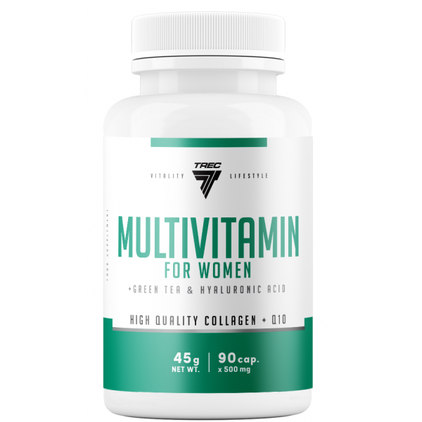 Витаминно-минеральный комплекс для женщин, Trec Nutrition, Multivitamin Herbal For Women - 90 капс