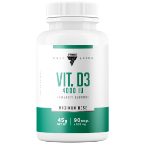 Вітамін Д3 4000 МО, Trec Nutrition, Vitamin D3 4000 IU - 90 капс