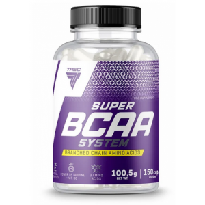 Аминокислоты ВСАА + Таурин, Trec Nutrition, Super BCAA System - 150 капс