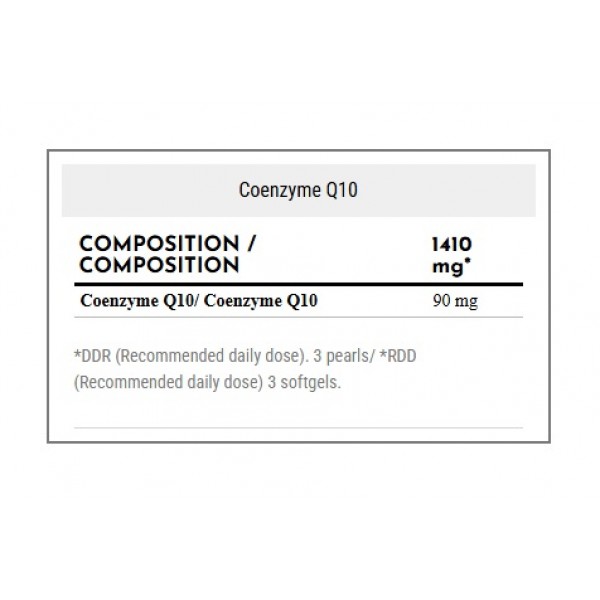 Коэнзим Q10 (30 мг), антиоксидант, Zoomad Labs, Coenzyme Q10 - 90 гель капс