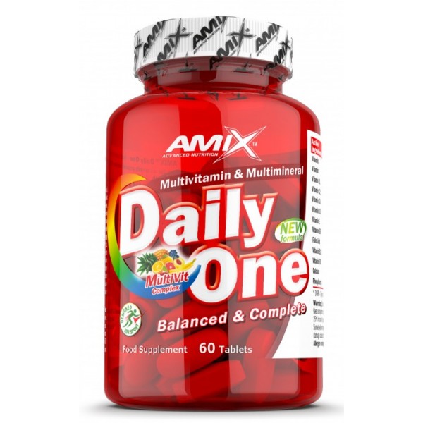 Базовый комплекс витаминов и минералов, Amix, One Daily - 60 таб ...