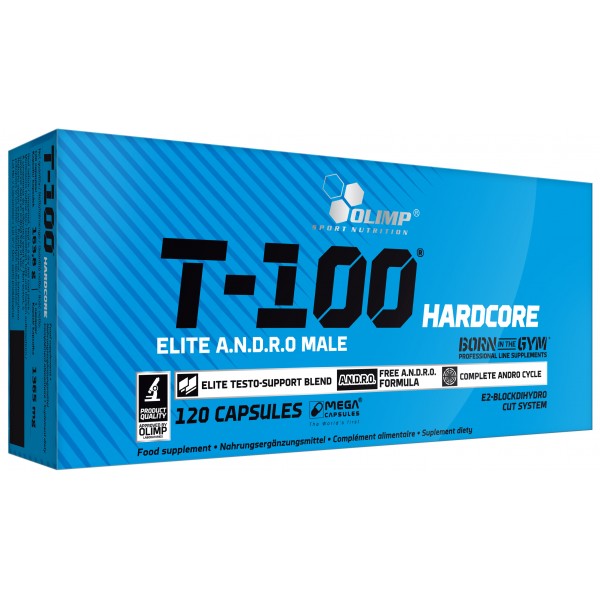 Тестостероновый бутер многокомпонентный, Olimp Labs, T-100 Hardcore - 120 капс