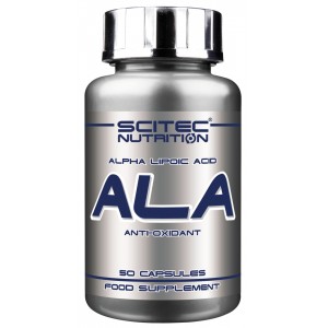 Альфа-ліпоєва кислота, Scitec Nutrition, ALA - 50 капс
