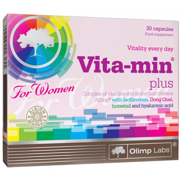 Комплексные витамины для женщин, Olimp Labs, Vita-min plus for women - 30 капс