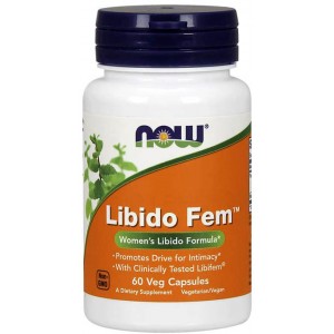 Повышение женского либидо, NOW, Libido Fem - 60 веган капс