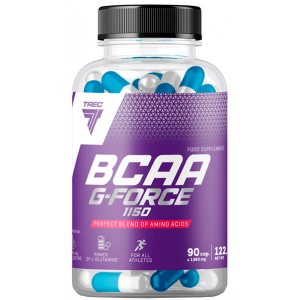 Аминокислоты ВСАА c Глютамином, Trec Nutrition, BCAA G-Force - 90 капс