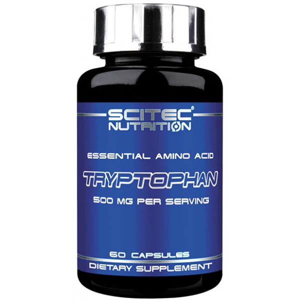 Л-Триптофан, незаменимая аминокислота, Scitec Nutrition, Tryptophan - 60 капс