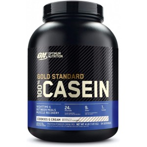 Казеиновый протеин, Optimum Nutrition, 100% Gold Standard Casein - 1,81 кг - Печенье с кремом